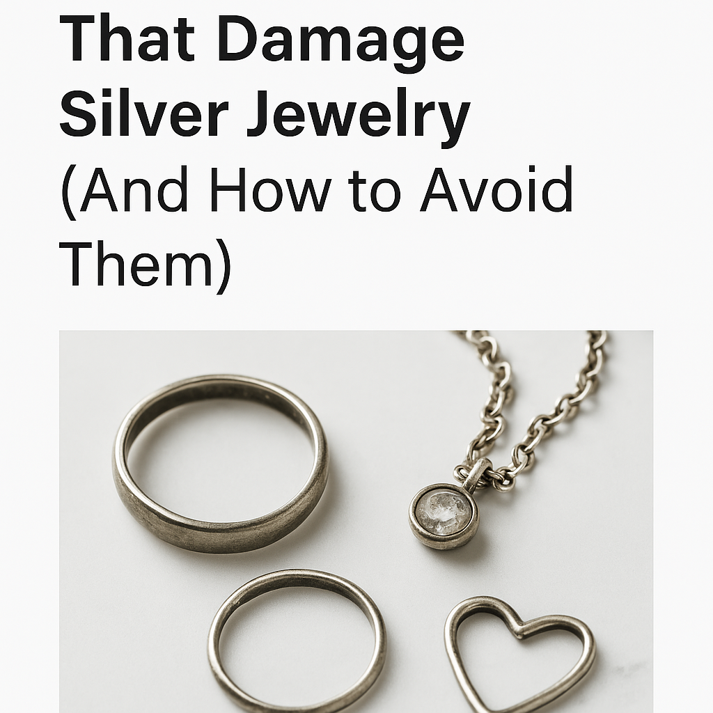 Top 5 Everyday Mistakes That Damage Silver Jewelry (And How to Avoid Them) Tavshan