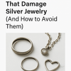Top 5 Everyday Mistakes That Damage Silver Jewelry (And How to Avoid Them) Tavshan