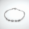 925 Sterling Silver Twisted & Hammered Bead Anklet Pair for Women | 925 Sterling Silver Payal