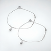 925 Sterling Silver Hamsa Hand Anklet Pair for Women | 925 Sterling Silver Payal - Tavshan