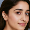 925 Sterling Silver Drop-Shaped CZ Stud Earrings Tavshan