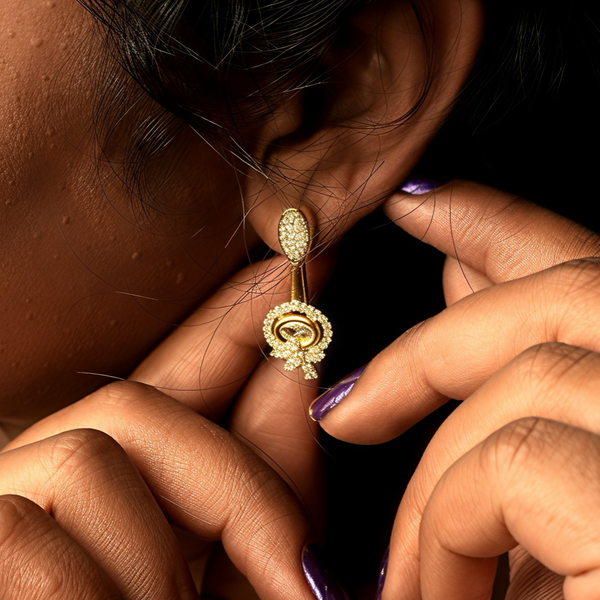 925 Silver Gold-Plated Modern CZ Designer Necklace Set for Women | Party & Festive Wear Jewellery