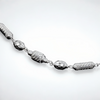 925 Sterling Silver Twisted & Hammered Bead Anklet Pair for Women | 925 Sterling Silver Payal
