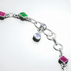 925 Sterling Silver Ruby & Emerald CZ Anklet Pair for Women | 925 Sterling Silver Payal - Tavshan
