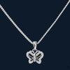 Pure 925 Silver Geometric Halo Pendant Necklace