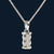925 Sterling Silver Cylindrical Twist Pendant Necklace - Tavshan