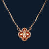Celtic Knot Pendant Necklace in 925 Sterling Silver with Rose Gold Finish - Tavshan