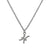 Starfish Pendant Necklace in 925 Sterling Silver with CZ Stones – Ocean-Inspired Elegance