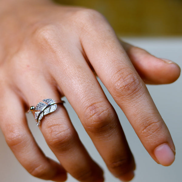 Clean this image with studio lighting and focus on the ring