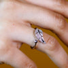Clean this image with studio lighting and focus on the ring