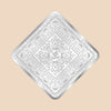 999 Fine Silver Lakshmi Ganesh Coin – Square Shaped Auspicious Coin