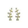CZ Leafy Vine Ear Cuff / Bluetooth Earring – Gold Plated 925 Sterling Silver