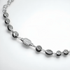 925 Sterling Silver Textured Bead Anklet Pair for Women | 925 Sterling Silver Payal - Tavshan