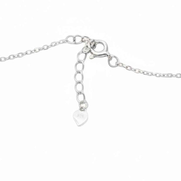 Open Heart Pendant Necklace | Pure 925 Silver Rhodium Finish BIS Hallmarked | Tavshan