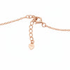 Marquise CZ Leaf Cluster Pendant Necklace | Pure 925 Silver Rose Gold Finish BIS Hallmarked | Tavshan