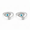 925 Sterling Silver Evil Eye Toe Ring | BIS Hallmarked CZ adjustable Bichiya Pair