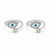 925 Sterling Silver Evil Eye Toe Ring | BIS Hallmarked CZ adjustable Bichiya Pair