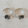 925 Sterling Silver Oxidised Toe Ring | Antique Bichiya for Women