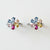 925 Sterling Silver Colour Stone Toe Ring | BIS Hallmarked adjustable Bichiya