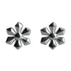 925 Sterling Silver Floral Stud Earrings