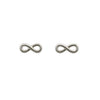 925 Sterling Silver Infinity Symbol Stud Earrings