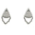 925 Sterling Silver Drop-Shaped CZ Stud Earrings Tavshan