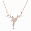 Butterfly Necklace - Alternate Angle White Background
