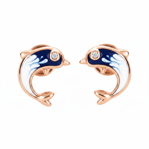 Dolphin Earrings – Top Down