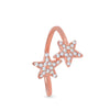 Twinkling Star Ring – Rose Gold Plated 925 Sterling Silver