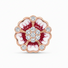 Floral Stud - Top Down Angle