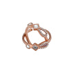 Diamond Drop CZ Toe Ring – Rose Gold Plated 925 Sterling Silver