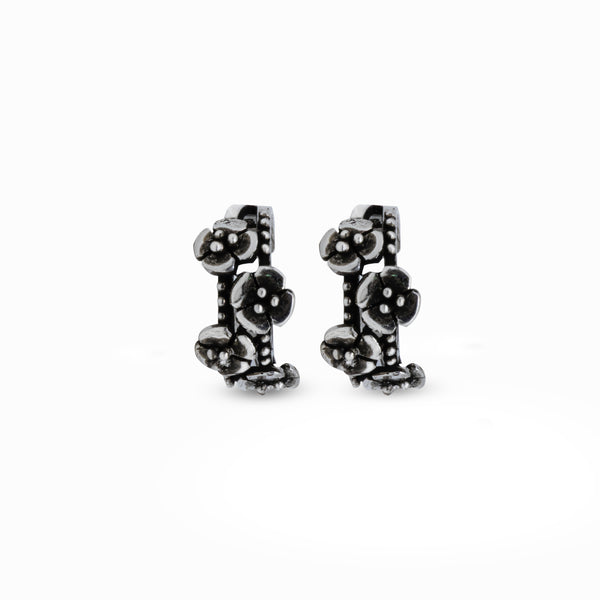 Oxidized Petal Band Toe Ring – 925 Sterling Silver Antique Finish