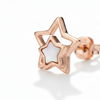 MOP Star Earring - 3/4 Angle