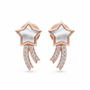 MOP Star Stud – Pair Shot Rose Gold