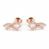 Shooting Star Studs – Rose Gold
