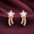 Pure 925 Silver MOP Star Studs | Pure 925 Silver Rose Gold Finish BIS Hallmarked | Tavshan