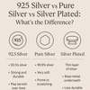 925 Silver vs Pure Silver vs Silver Plated: What’s the Difference? Tavshan