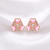Heart CZ Stud Earrings | Pure 925 Silver BIS Hallmarked | Tavshan