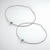 925 Sterling Silver Green Stone Sunburst Anklet Pair for Women | 925 Sterling Silver Payal