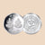 999 Fine Silver Lakshmi Ganesh Round Coin – Om Insignia
