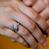 925 sterling silver dolphin Adjustable ring