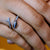 925 sterling silver dolphin Adjustable ring