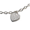 Silver Heart Charm Anklet
