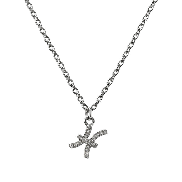 Starfish Pendant Necklace in 925 Sterling Silver with CZ Stones – Ocean-Inspired Elegance