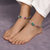 Pink CZ Stone 925 Sterling Silver Anklet