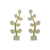 CZ Leafy Vine Ear Cuff / Bluetooth Earring – Gold Plated 925 Sterling Silver