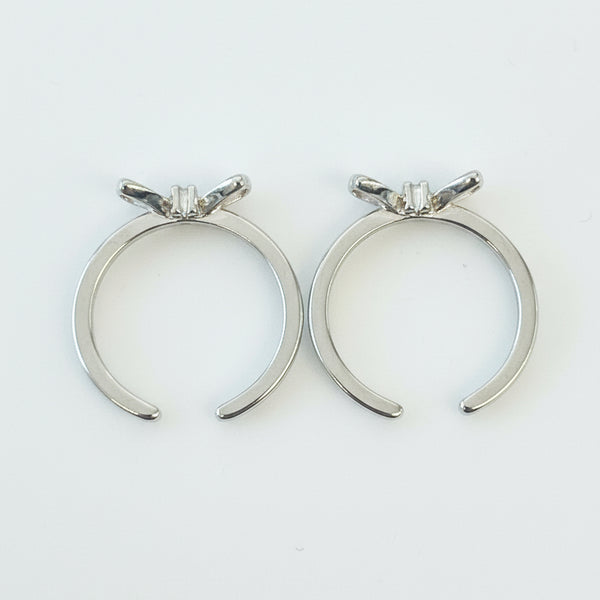 925 Sterling Silver Pink Butterfly Adjustable Toe Ring | Enamel CZ Silver Bichiya for Women