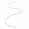 925 Sterling Silver Minimal Bead Chain Necklace for Women | Elegant Everyday Silver Jewelry - Tavshan