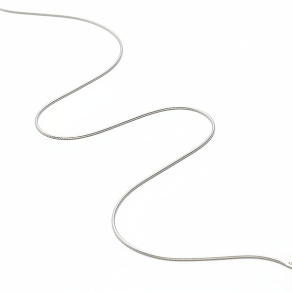 925 Sterling Silver Classic Snake Chain Necklace for Women | Minimal Everyday Jewelry - Tavshan