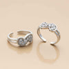 925 Sterling Silver Infinity CZ Toe Rings | Adjustable Bichiya Pair | Tavshan